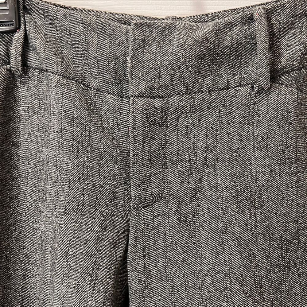 Mossimo Women's Gray Herringbone Dress Pants Professional Trousers Size 4 - Picture 2 of 5